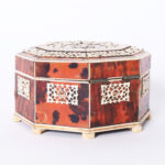 Antique Anglo Indian Bone and Tortoise Box