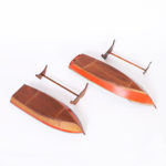 Near Pair of Antique Motor Boat Models, Priced Individually