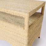 Pair of Two Tiered Wicker Stands of Tables from the FS Flores Collection
