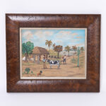 Pair of Mid Century Haitian Watercolors on Paper by D. Duclair