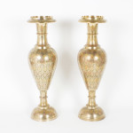 Indian Brass Urns or Stands