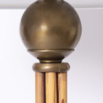 Vintage Bamboo and Brass Floor lamp