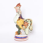 Vintage Italian Ceramic Rooster Sculpture