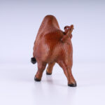 Mid Century Chinese Wicker Bull from the Shanghai Collection