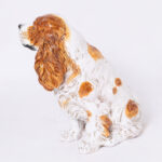 Vintage Italian Glazed Terra Cotta Cocker Spaniel or Dog