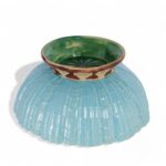 Vintage Italian Majolica Bowl with Seashell Motif