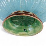 Vintage Italian Majolica Bowl with Seashell Motif