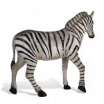 Life Size Vintage Zebra Model or Sculpture