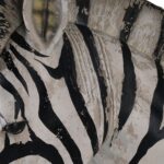 Life Size Vintage Zebra Model or Sculpture