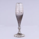 Mercury Glass Vintage Flute or Champagne Glass