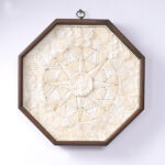 White Seashell Vintage Octagon Sailors Valentine