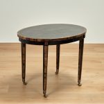 Vintage Oval Pen Shell Coffee Table by Maitland Smith