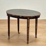 Vintage Oval Pen Shell Coffee Table by Maitland Smith