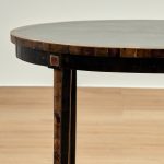Vintage Oval Pen Shell Coffee Table by Maitland Smith