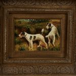 Vintage Painting of Dogs or Terriers