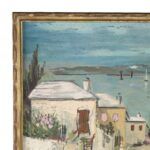 Alfred Birdsey Vintage Painting on Board of a Bermuda Bayscape