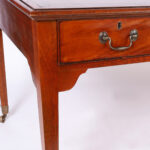 Mid Century Reproduction of Sir Winston Churchill’s Leather Top Partners Desk
