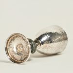 Vintage Set of Eight Silver on Copper Goblets or Stemware with Parrots by Emilia Castillo