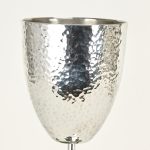 Vintage Set of Eight Silver on Copper Goblets or Stemware with Parrots by Emilia Castillo