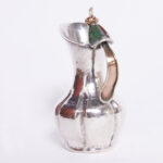 Mid Century Silver Plate Pitcher with a Bird Handle By Los Castillo