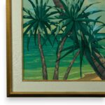 John Kiraly Vintage Tropical Beachscape Painting