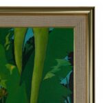 John Kiraly Vintage Tropical Painting of a Garden