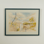 Vintage Watercolor of Bermuda by Alfred Birdsey