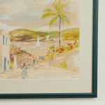 Vintage Watercolor of Bermuda by Alfred Birdsey