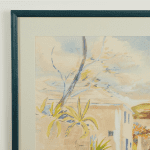 Vintage Watercolor of Bermuda by Alfred Birdsey