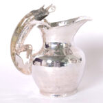 Vintage Wolmar Castillo Silver Plate Pitcher with Lizard